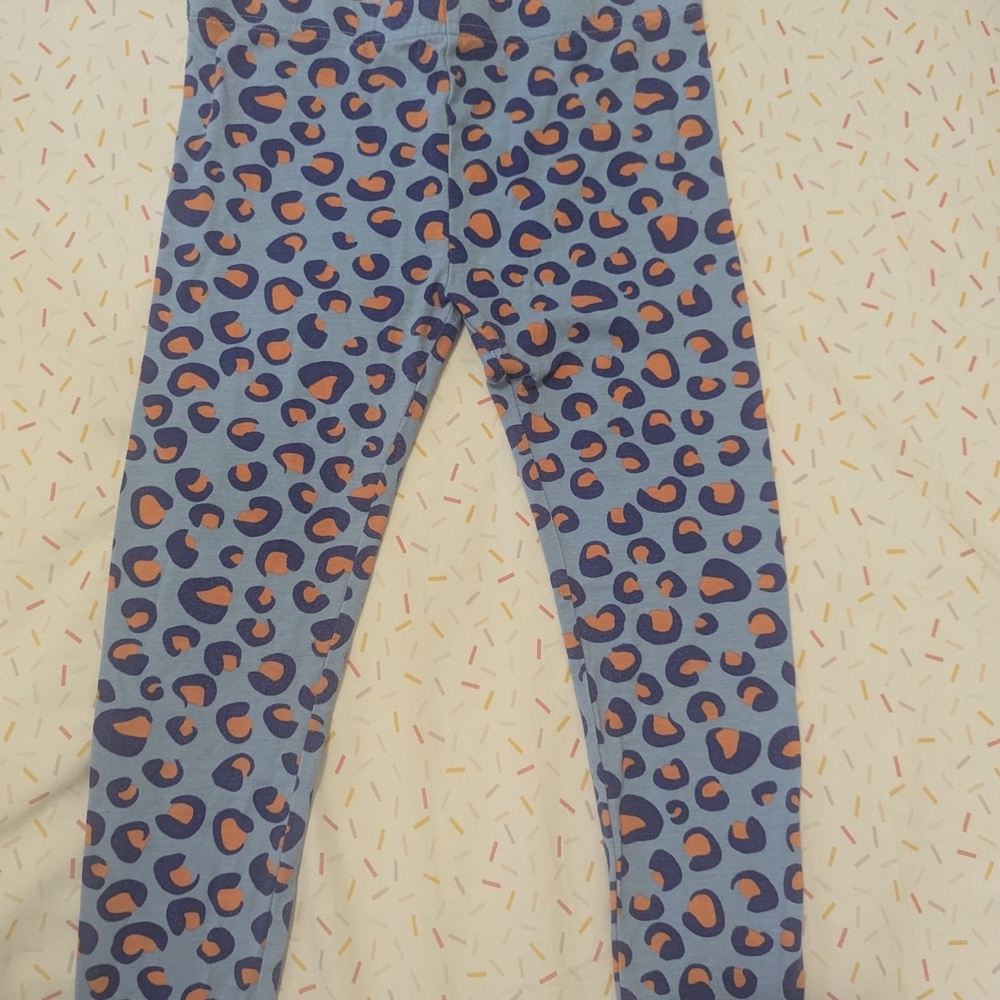 Tucker + Tate Blue and Orange Leggings with Stretchy Fit